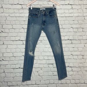 Calvin Klein slim straight de stressed jeans size 29